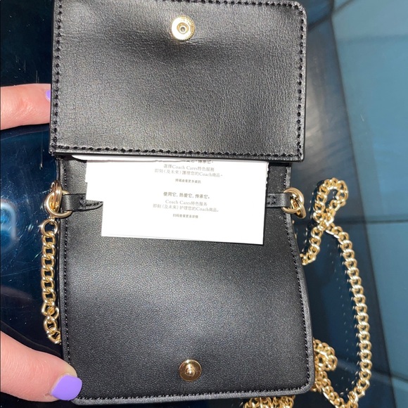 Coach Bee Mini Wallet with removable chain NWT - Picture 6 of 6